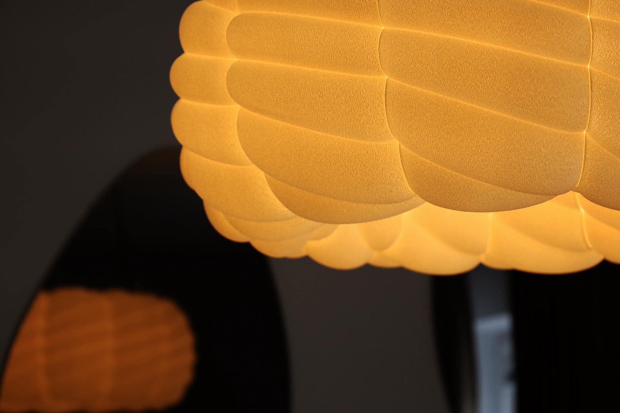 Lamp Printed IAP Airy Chandelier V2 Helix | Cloud Chandelier | 3D Printed Pendant Light | Modern Ceiling Lamp