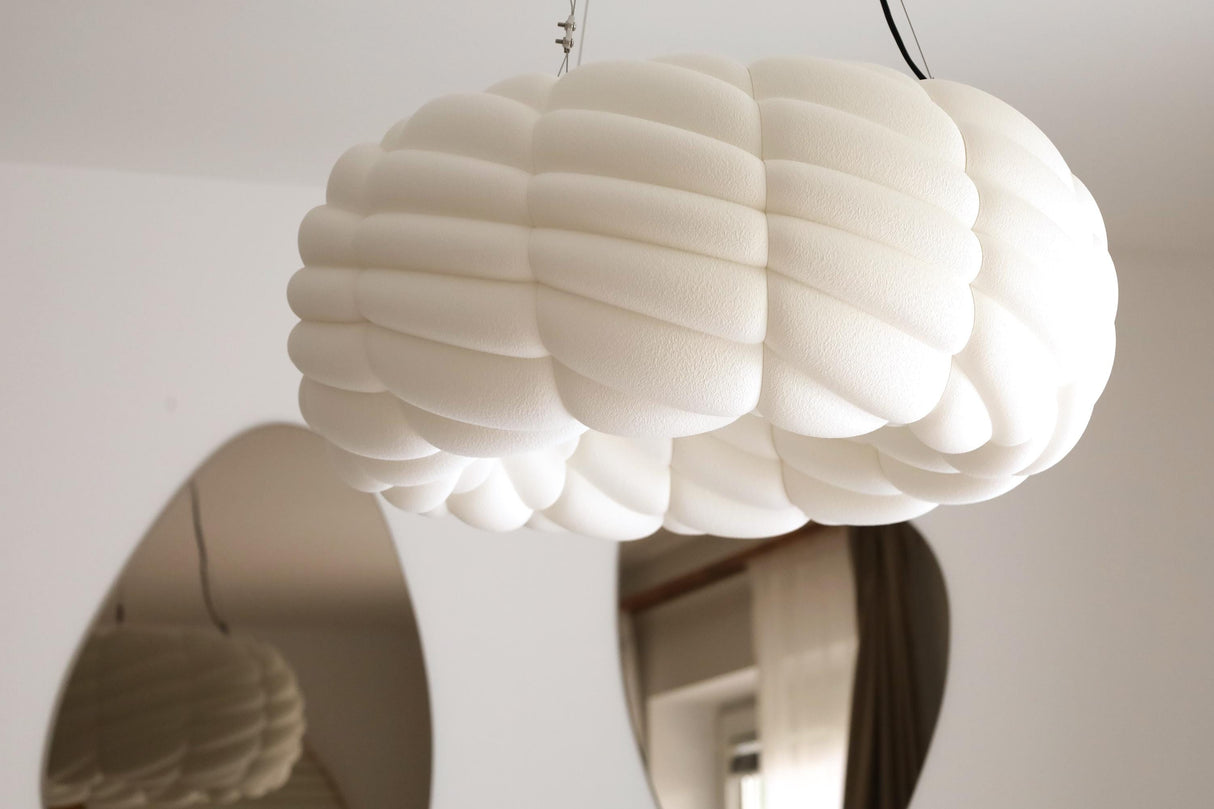 Lamp Printed IAP Airy Chandelier V2 Helix | Cloud Chandelier | 3D Printed Pendant Light | Modern Ceiling Lamp