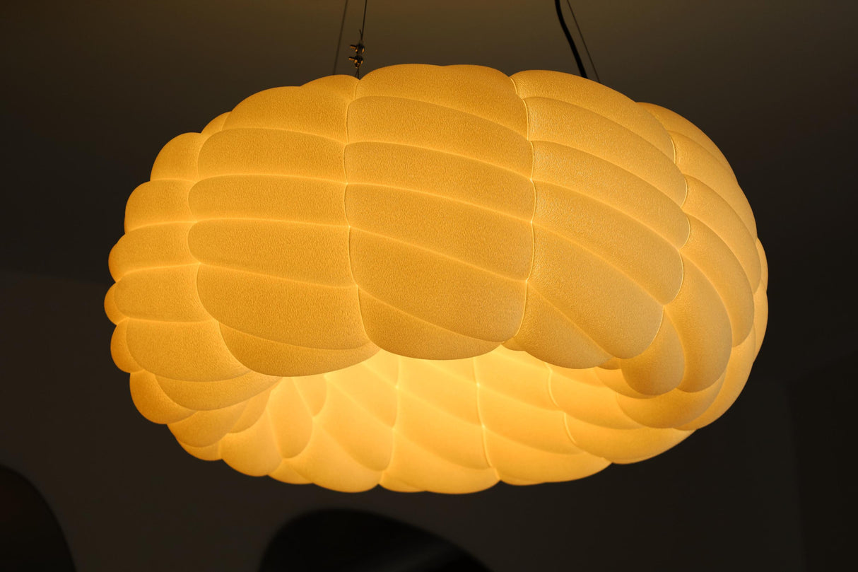 Lamp Printed IAP Airy Chandelier V2 Helix | Cloud Chandelier | 3D Printed Pendant Light | Modern Ceiling Lamp