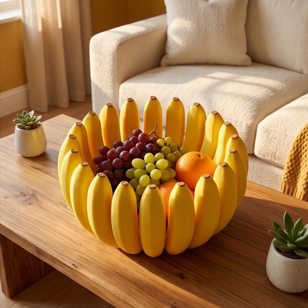 Gazzaladra Banana Bowl l Decor | Tableware | Decorative Bowl | Fruit Bowl