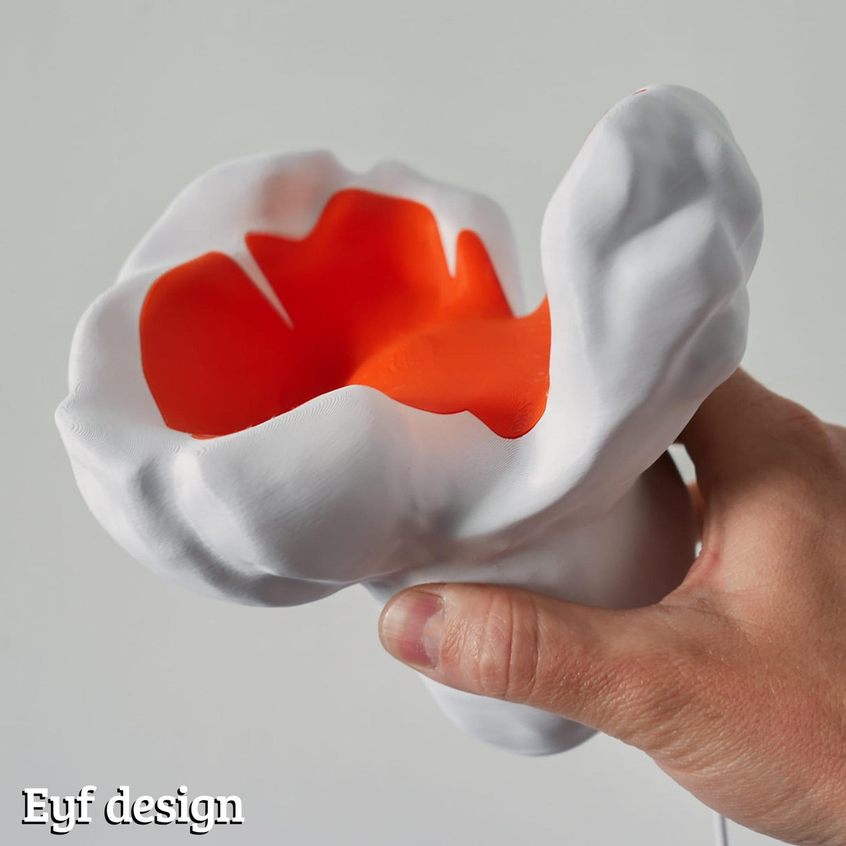 EYF Design Popcorn Lamp | 3D Printed Table Lamp | Movie Room Decor | Cozy Mood Light | Unique Home Decor | Gift Idea