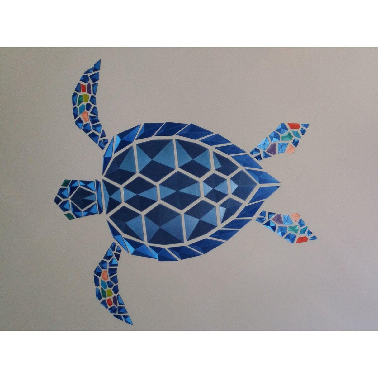 DGEmily Sea Turtle Wall Art | Home Decor | Gift Idea | Polygon | Wall Decor | Custom sizes! | Any Color! | Material Types!