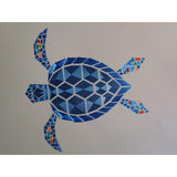 DGEmily Sea Turtle Wall Art | Home Decor | Gift Idea | Polygon | Wall Decor | Custom sizes! | Any Color! | Material Types!