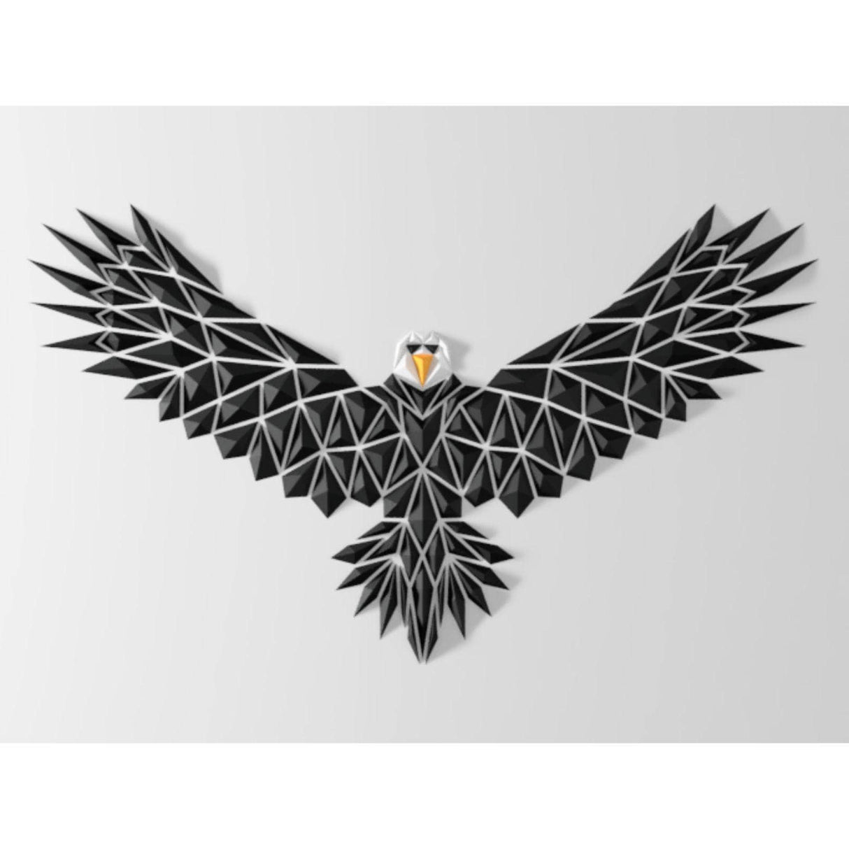 DGEmily Eagle Wall Art | Home Decor | Gift Idea | Polygon | Wall Decor | Custom sizes! | Any Color! | Material Types!