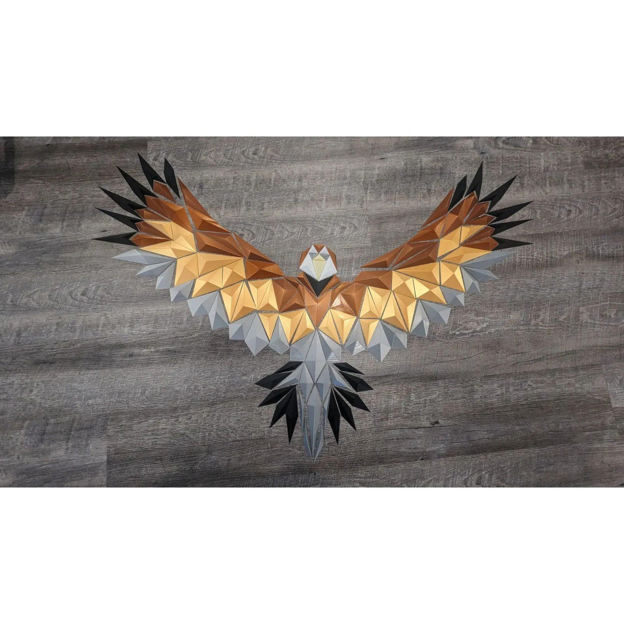 DGEmily Eagle Wall Art | Home Decor | Gift Idea | Polygon | Wall Decor | Custom sizes! | Any Color! | Material Types!