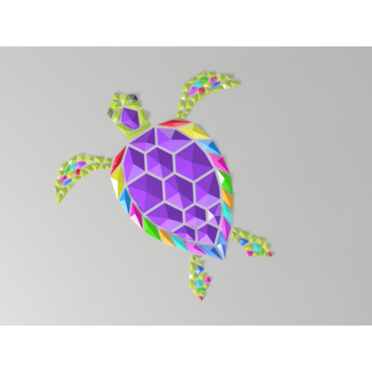 DGEmily Sea Turtle Wall Art | Home Decor | Gift Idea | Polygon | Wall Decor | Custom sizes! | Any Color! | Material Types!
