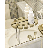 Creassera Mirror Leaf Bathroom Accessories Set | Soap Dispenser | Soap Dish | Toothbrush Holder | ANY COLOR!