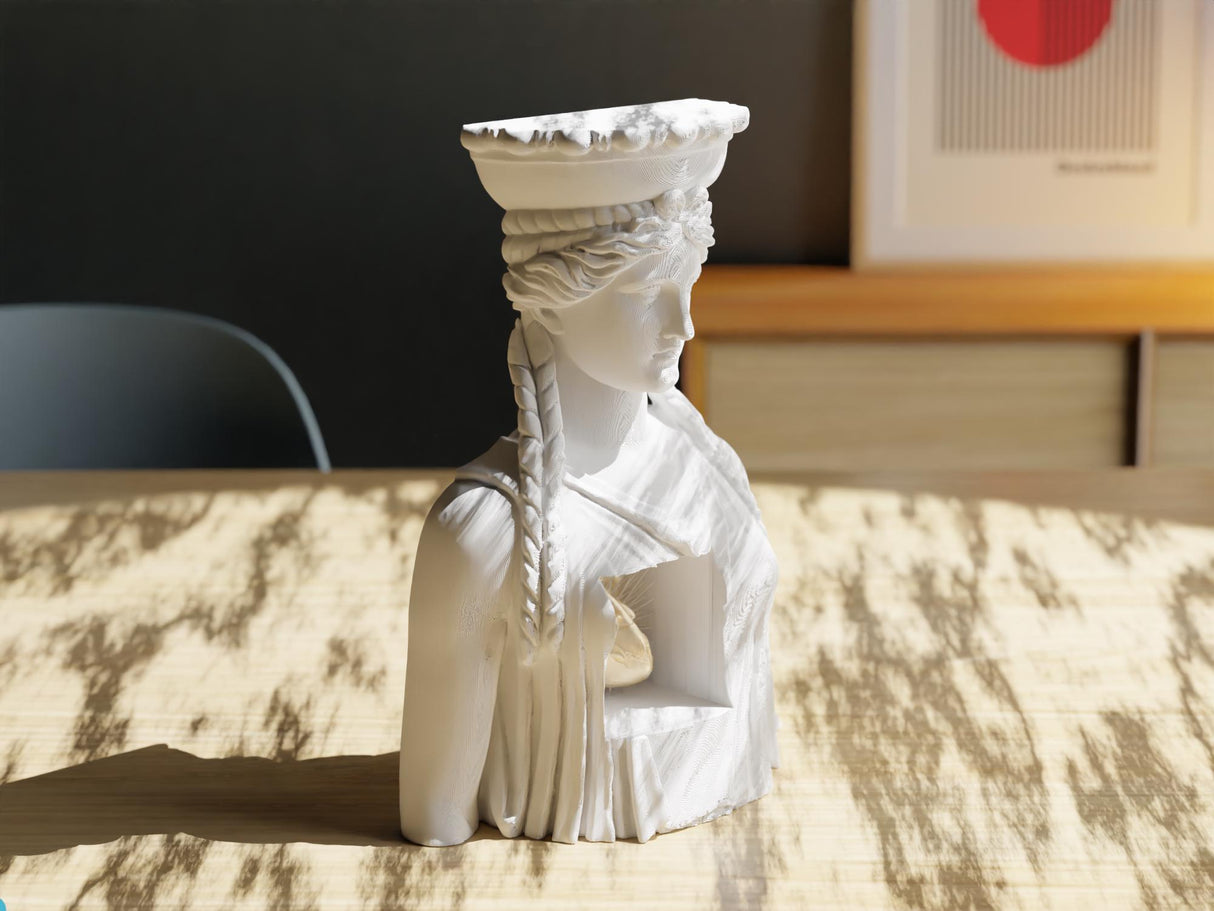 Collecticraft Echoes of Antiquity A Modern Caryatid  | Custom | Statue | Multiple Colors | Table decoration | Art & Artwork | ANY SIZE!