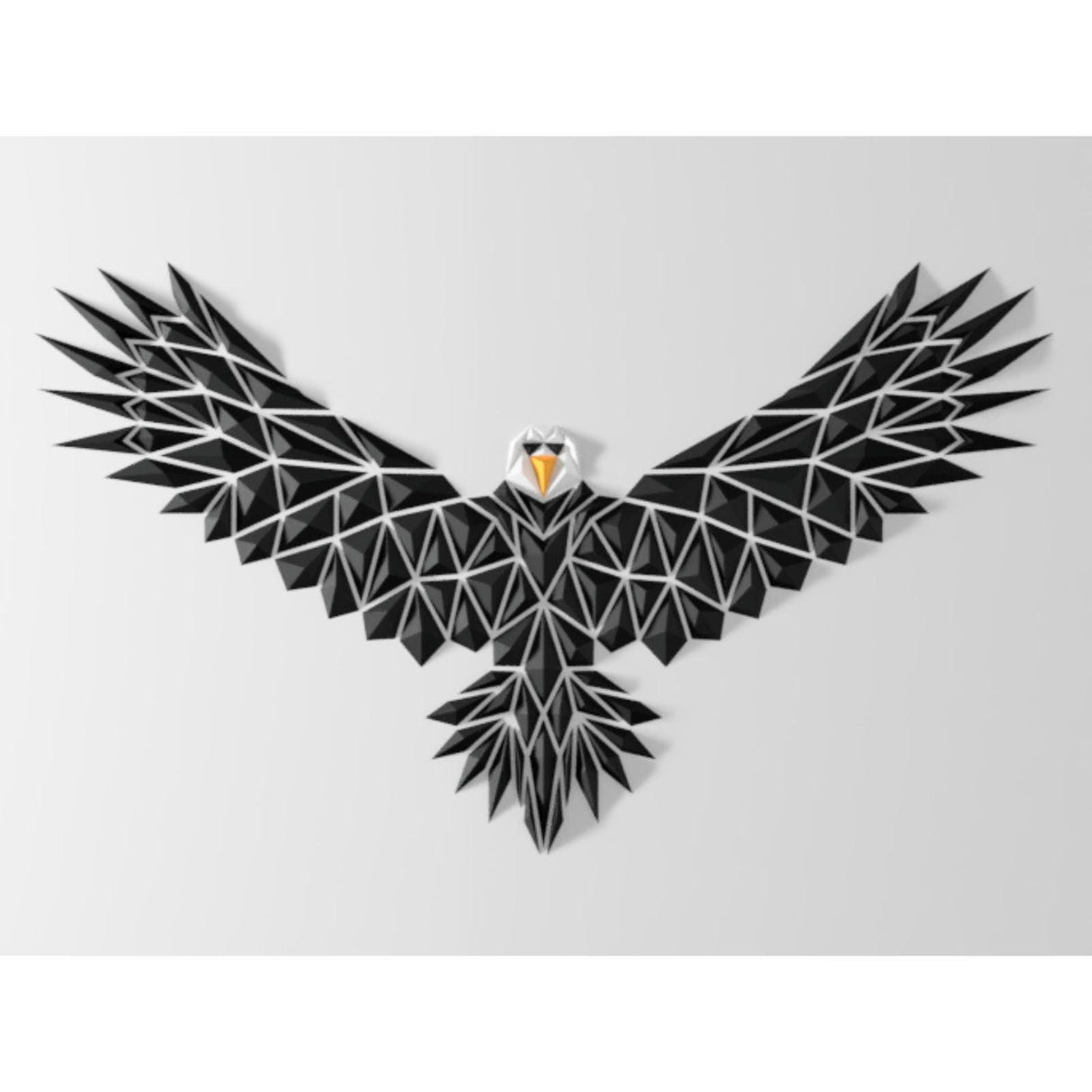 DGEmily Eagle Wall Art | Home Decor | Gift Idea | Polygon | Wall Decor | Custom sizes! | Any Color! | Material Types!