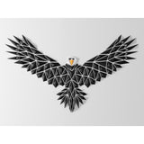DGEmily Eagle Wall Art | Home Decor | Gift Idea | Polygon | Wall Decor | Custom sizes! | Any Color! | Material Types!