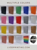 Gazzaladra Reusable Notebook Cover | 3D Printed Notebook | A4 A5 A6 US Letter | Refillable Journal Cover | Minimalist Custom Notebook - LV3DPrinting