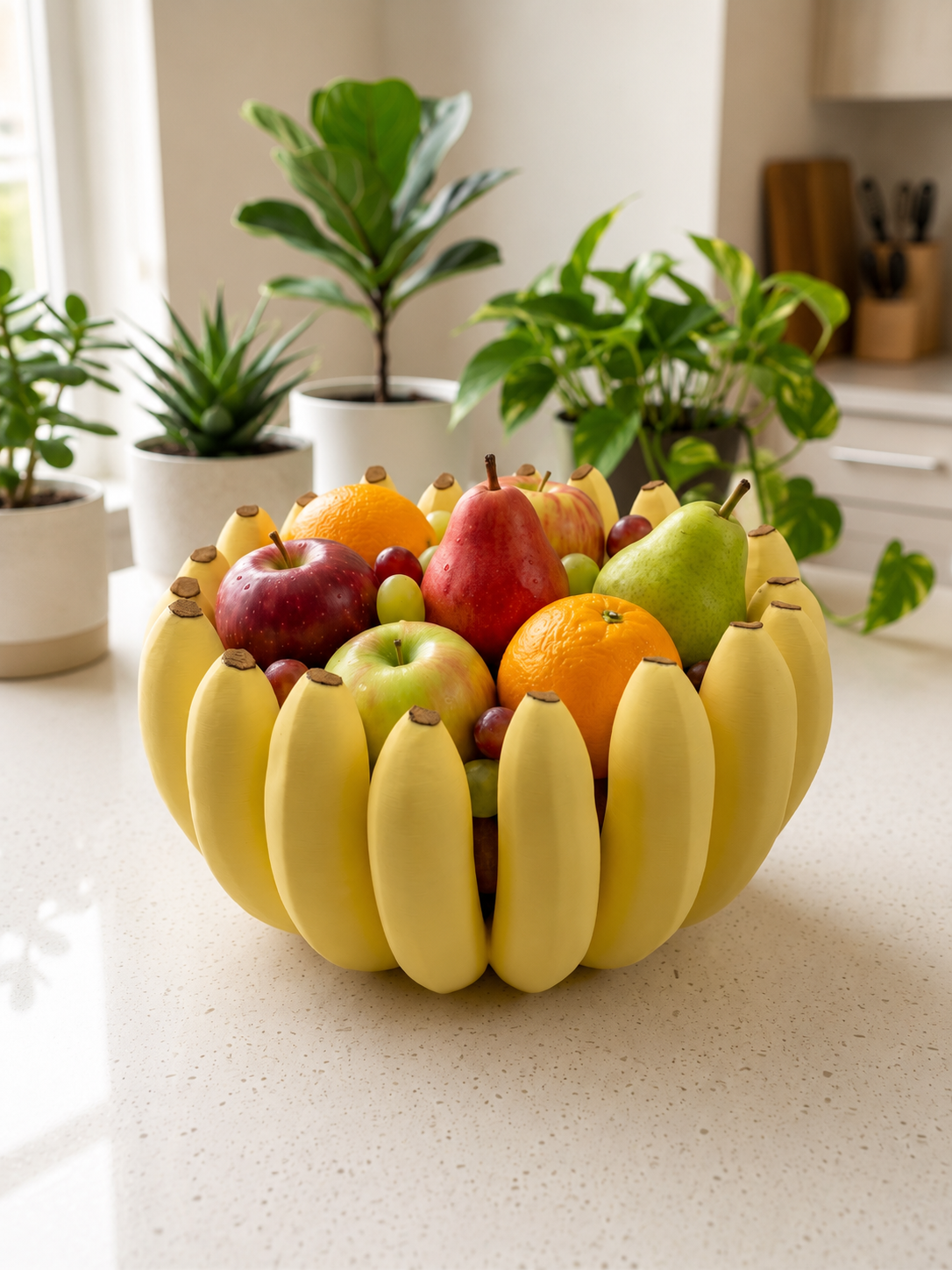 Gazzaladra Banana Bowl l Decor | Tableware | Decorative Bowl | Fruit Bowl
