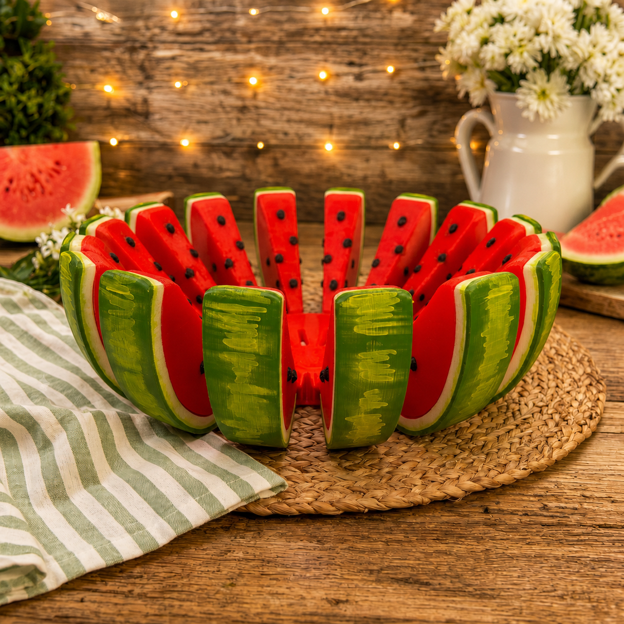 LV 3D Watermelon Bowl l Decor | Tableware | Decorative Bowl | Fruit Bowl