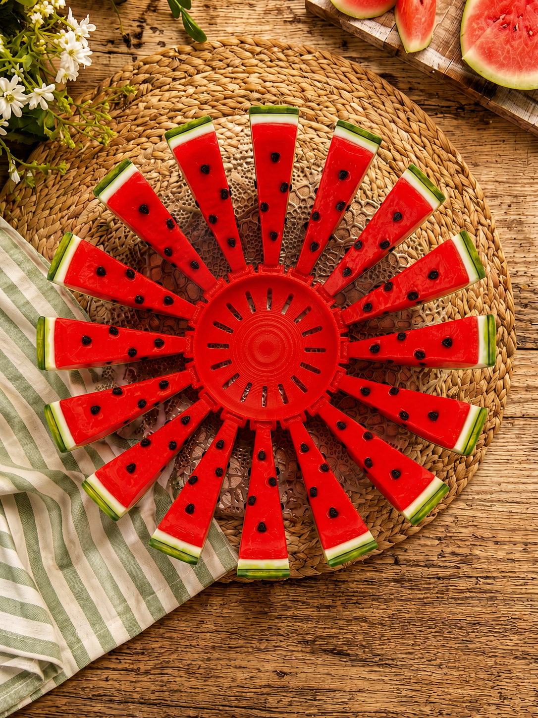 LV 3D Watermelon Bowl l Decor | Tableware | Decorative Bowl | Fruit Bowl