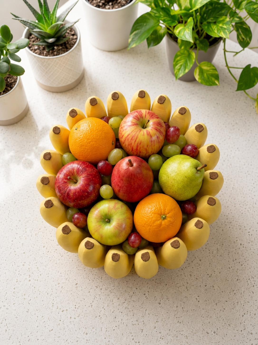 Gazzaladra Banana Bowl l Decor | Tableware | Decorative Bowl | Fruit Bowl