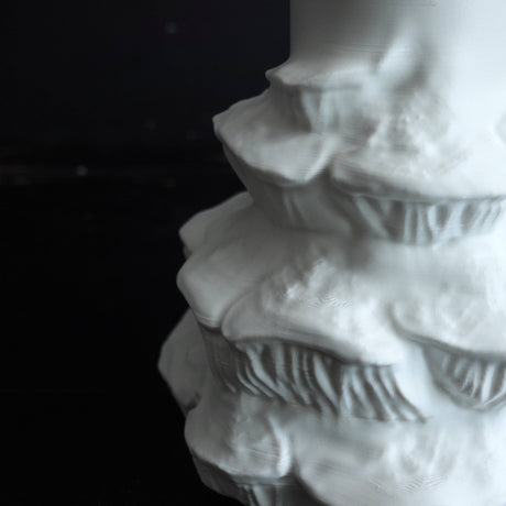 Gazzaladra Abietinum Fungus Vase, Modern Mushroom Flower Vase, Sculptural Nature Inspired Home Decor - LV3DPrinting