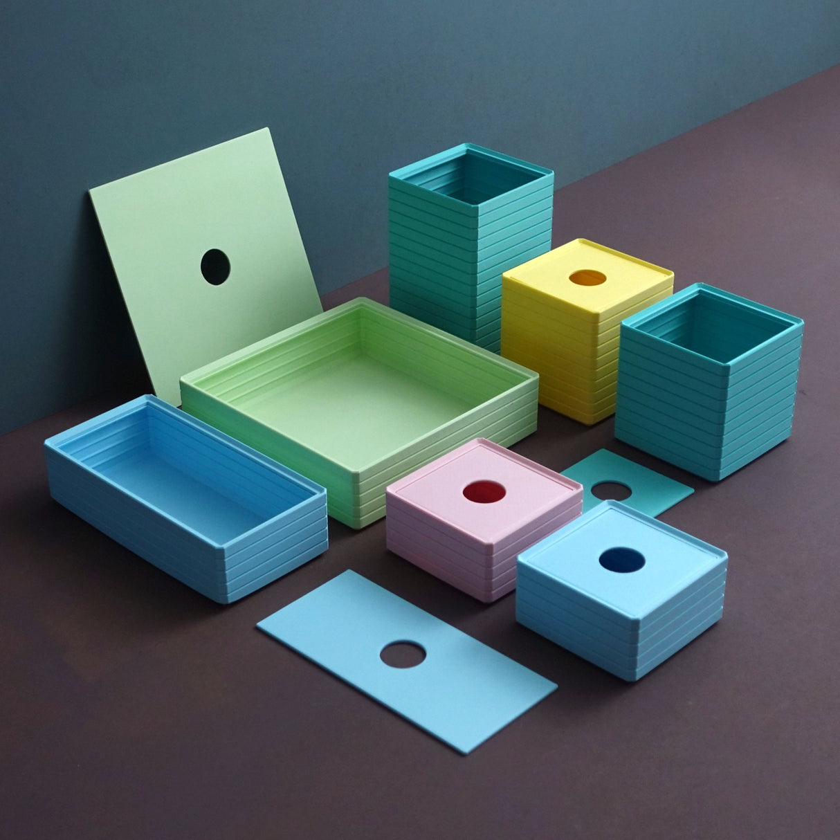 Gazzaladra Big Modular Stackable Boxes | Storage Bin | Holiday Storage | Large Storage | Organization | Decorations | Storage Container - LV3DPrinting
