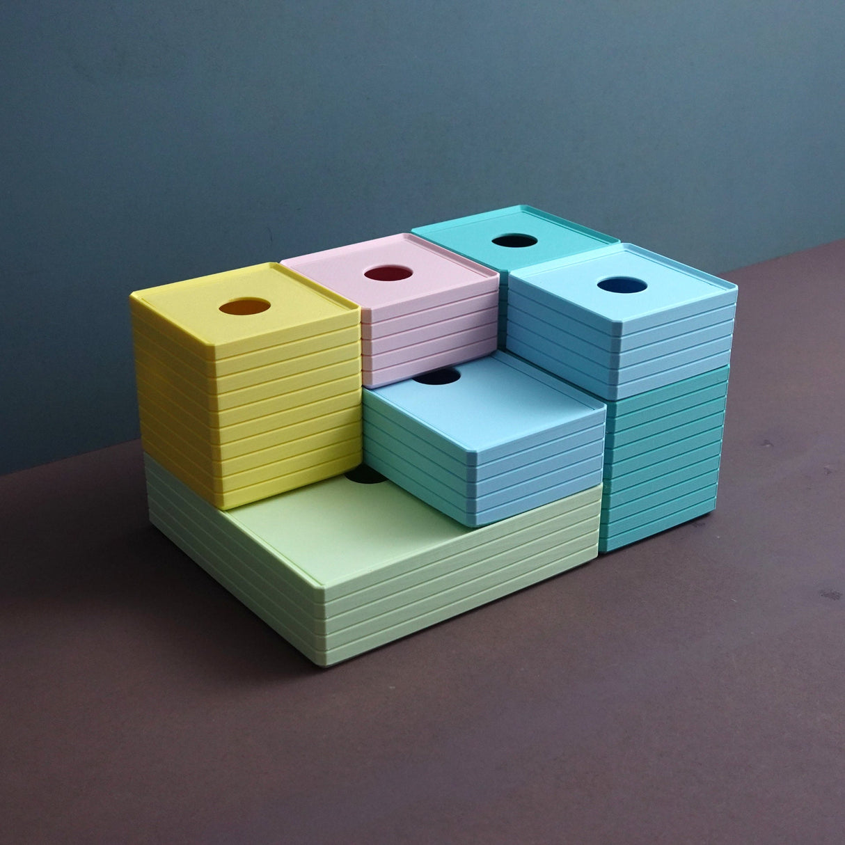 Gazzaladra Big Modular Stackable Boxes | Storage Bin | Holiday Storage | Large Storage | Organization | Decorations | Storage Container - LV3DPrinting