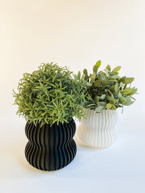 Kowafat Wobble Vase – Modern Sculptural Decor for Weddings, Dining Table, Living Room & Bedroom | Minimalist Art Vase - LV3DPrinting