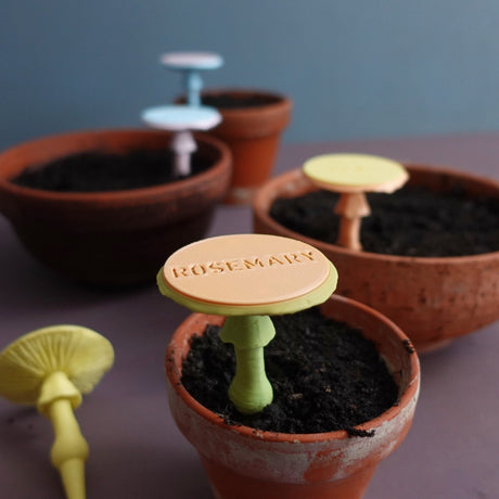 Gazzaladra Plant label Silvaticus Fungus - Vegetable tag | garden label | garden stake | plant gift | garden marker - LV3DPrinting