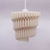 3DPPA Unfurling Ripple 3DPPA Lamp Shade | Home Decor | Gift Idea | Geometric | Pendant Lighting - LV3DPrinting