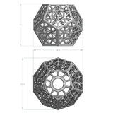 3DPPA Platonic Forest Lamp Shade | Home Decor | Gift Idea | Geometric | Pendant Lighting - LV3DPrinting