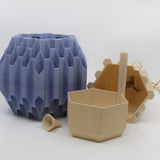 3DPPA Hegaxon Overload Self-Watering Planter /Planter Decor for Dinner Table, Party, Living Room, Bedroom - LV3DPrinting