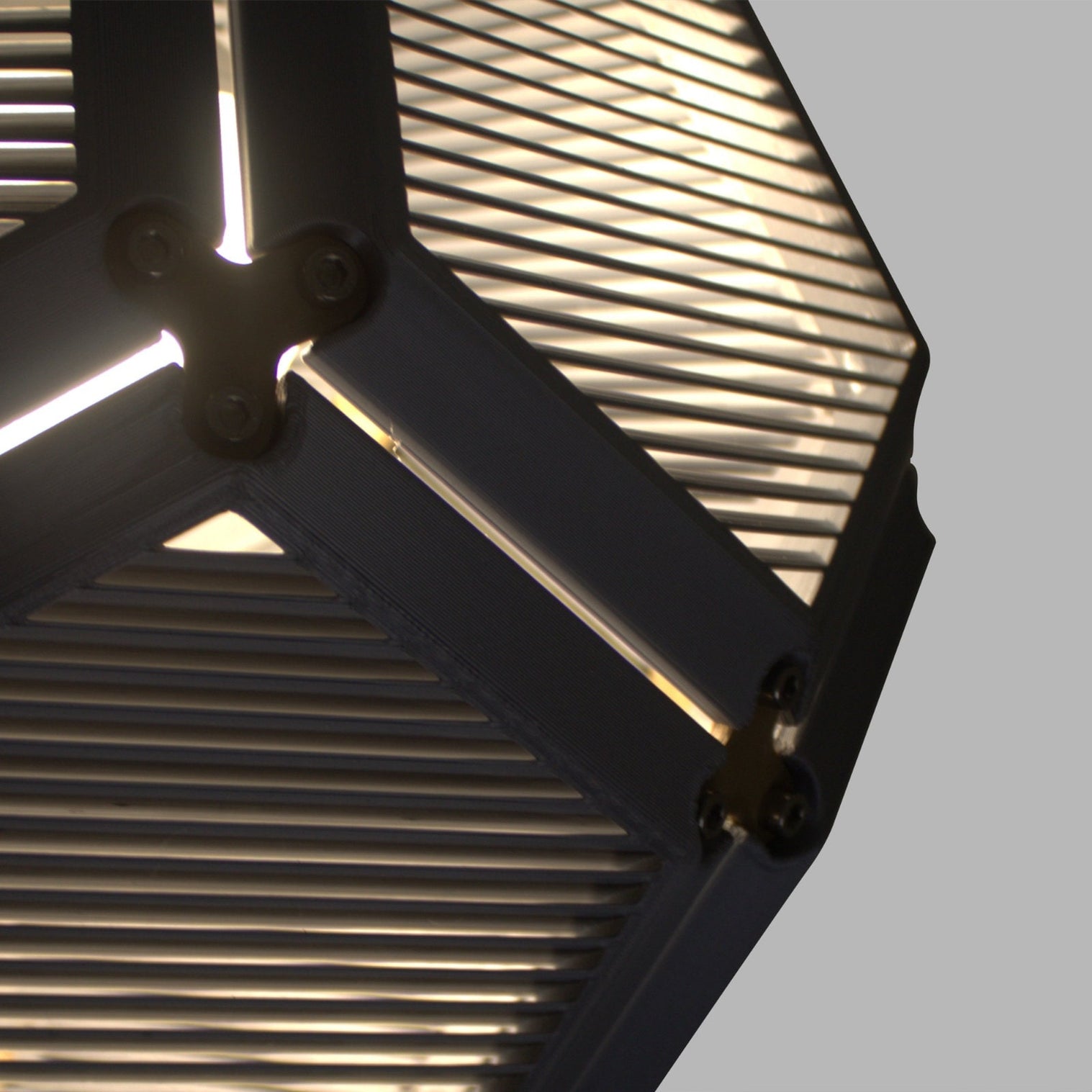 3DPPA Slatted Dodecahedron Lamp Shade