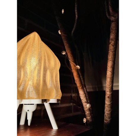 Creaserra Chrysalis Table Lamp | Home Decor | Cuved Lamp | Gift Ideas | Multiple Colors | Customizable - LV3DPrinting