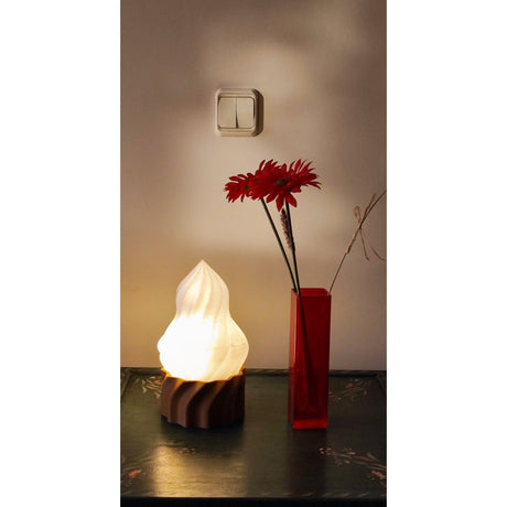 Creaserra LLama Table Lamp | Home Decor | Cuved Lamp | Gift Ideas - LV3DPrinting