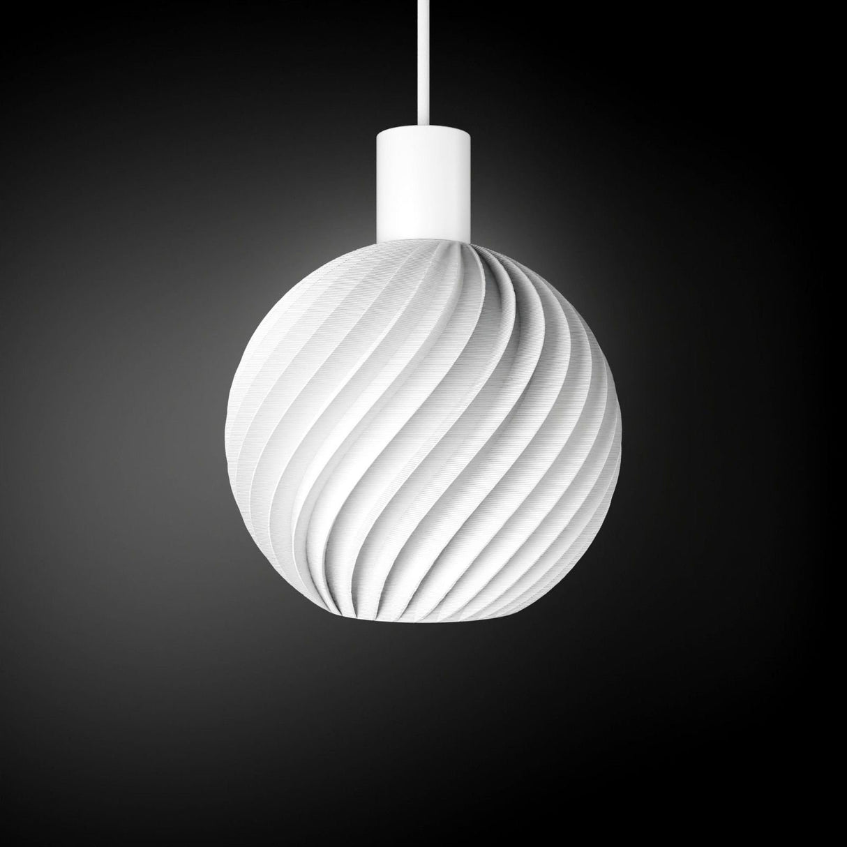 Martin Zampach Ball Wave Lamp Shade | Home Decor | Gift Idea | Pendant Lighting - LV3DPrinting