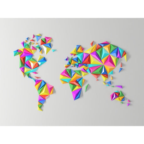 DGEmily World Map Wall Art | Home Decor | Gift Idea | Polygon | Wall Decor | Custom sizes! | Any Color! | Material Types! - LV3DPrinting