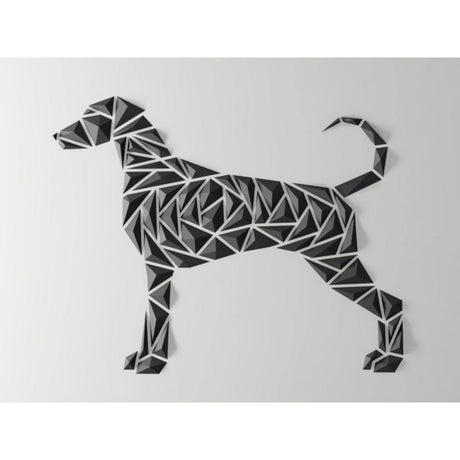 DGEmily Geometric German Shorthaired Wall Art | Home Decor | Gift Idea | Polygon | Wall Decor | Custom sizes! | Any Color! | Material Types! - LV3DPrinting
