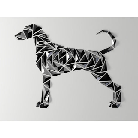 DGEmily Geometric German Shorthaired Wall Art | Home Decor | Gift Idea | Polygon | Wall Decor | Custom sizes! | Any Color! | Material Types! - LV3DPrinting