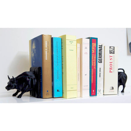 3D Shook The Bull Bookend | Home - Office | Housewarming Gift | Customizable Colors- 3D Printed - LV3DPrinting