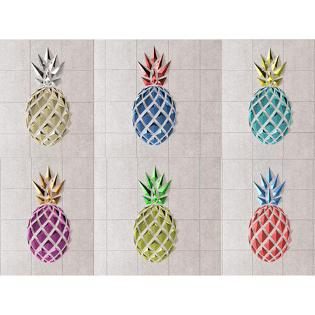 DGEmily Geometric Pineapple Wall Art | Home Decor | Gift Idea | Polygon | Wall Decor | Custom sizes! | Any Color! | Material Types! - LV3DPrinting