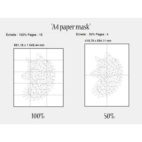 DGEmily Wolf Head Wall Art | Home Decor | Gift Idea | Polygon | Wall Decor | Custom sizes! | Any Color! | Material Types! - LV3DPrinting