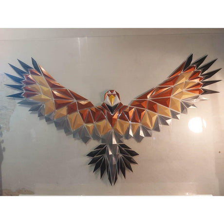 DGEmily Eagle Wall Art | Home Decor | Gift Idea | Polygon | Wall Decor | Custom sizes! | Any Color! | Material Types! - LV3DPrinting