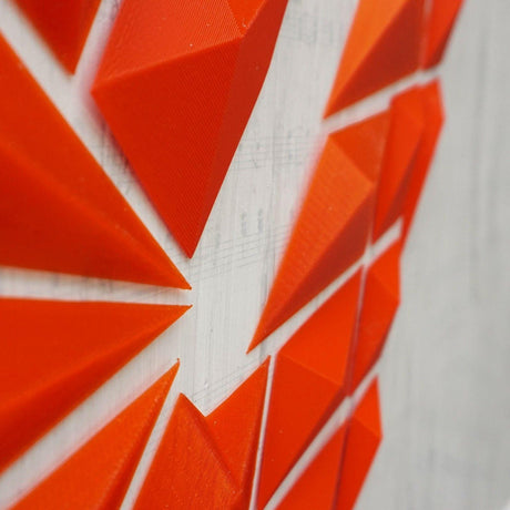 DGEmily Geometric Saxphone Wall Art | Home Decor | Gift Idea | Polygon | Wall Decor | Custom sizes! | Any Color! | Material Types! - LV3DPrinting