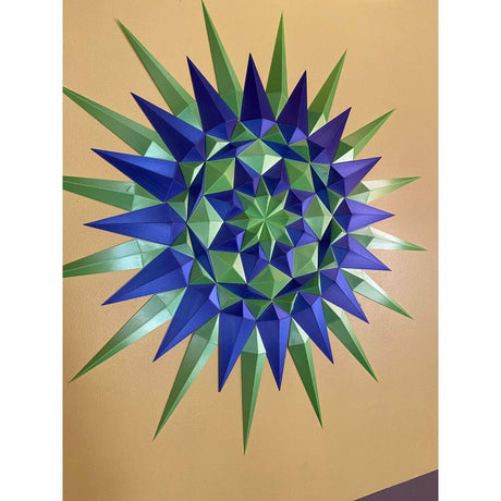 DGEmily Geometric Sun Wall Art | Home Decor | Gift Idea | Polygon | Wall Decor | Custom sizes! | Any Color! | Material Types! - LV3DPrinting
