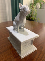 LV 3D Custom Dog Memorial Statue from Photo | Personalized Pet Loss Gift | Dog Urn with Ashes Drawer | Pet Remembrance Sculpture - LV3DPrinting
