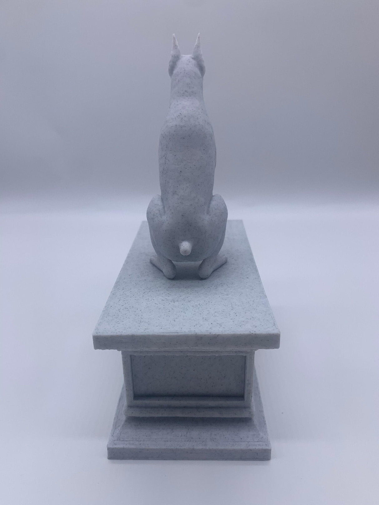 LV 3D Custom Dog Memorial Statue from Photo | Personalized Pet Loss Gift | Dog Urn with Ashes Drawer | Pet Remembrance Sculpture - LV3DPrinting