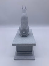 LV 3D Custom Dog Memorial Statue from Photo | Personalized Pet Loss Gift | Dog Urn with Ashes Drawer | Pet Remembrance Sculpture - LV3DPrinting