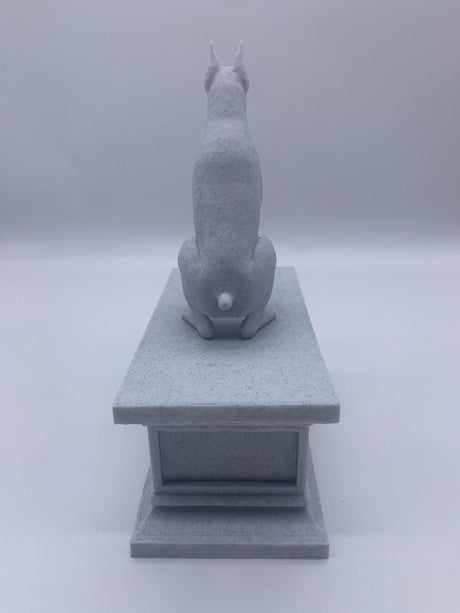 LV 3D Custom Dog Memorial Statue from Photo | Personalized Pet Loss Gift | Dog Urn with Ashes Drawer | Pet Remembrance Sculpture - LV3DPrinting