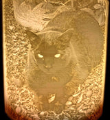 Custom/Personalized Cute Kitty Cat Lithophane |  All Breeds | Personalized Gifts | Keepsakes