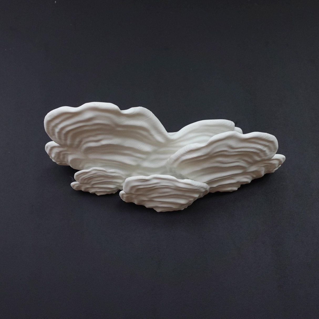 Gazzaladra Unique Wall shelf Interior Decor “Ostrea Fungus” for Party, Living Room, Bedroom - LV3DPrinting