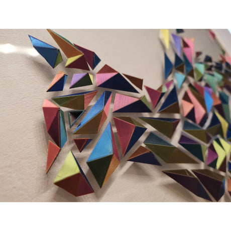 DGEmily Geometric Cat Wall Art | Home Decor | Gift Idea | Polygon | Wall Decor | Custom sizes! | Any Color! | Material Types! - LV3DPrinting