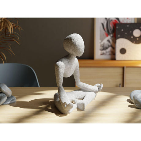 Collecticraft Nobody Medito Sculpture in Mid Air | Namaste Gifts | Yoga Gifts | Yogi Gifta | Relaxation Gift | Meditation Gifts | ANY SIZE! - LV3DPrinting