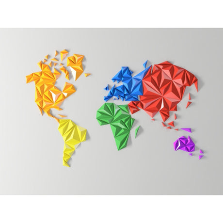 DGEmily World Map Wall Art | Home Decor | Gift Idea | Polygon | Wall Decor | Custom sizes! | Any Color! | Material Types! - LV3DPrinting