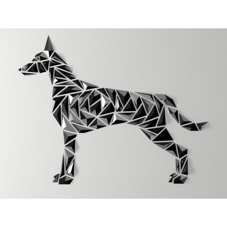 DGEmily Geometric Malinois Wall Art | Home Decor | Gift Idea | Polygon | Wall Decor | Custom sizes! | Any Color! | Material Types! - LV3DPrinting
